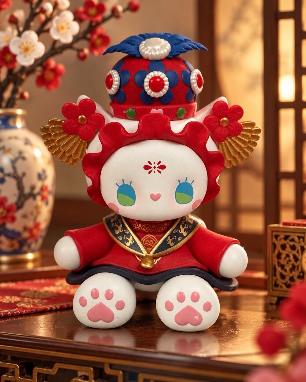 Emma Secret Forest Cat Bride Vinyl Figure Wedding Party MJ 4” Toy